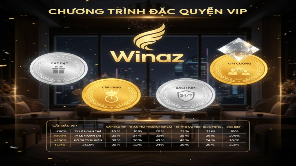 Đặc quyền VIP Winaz
