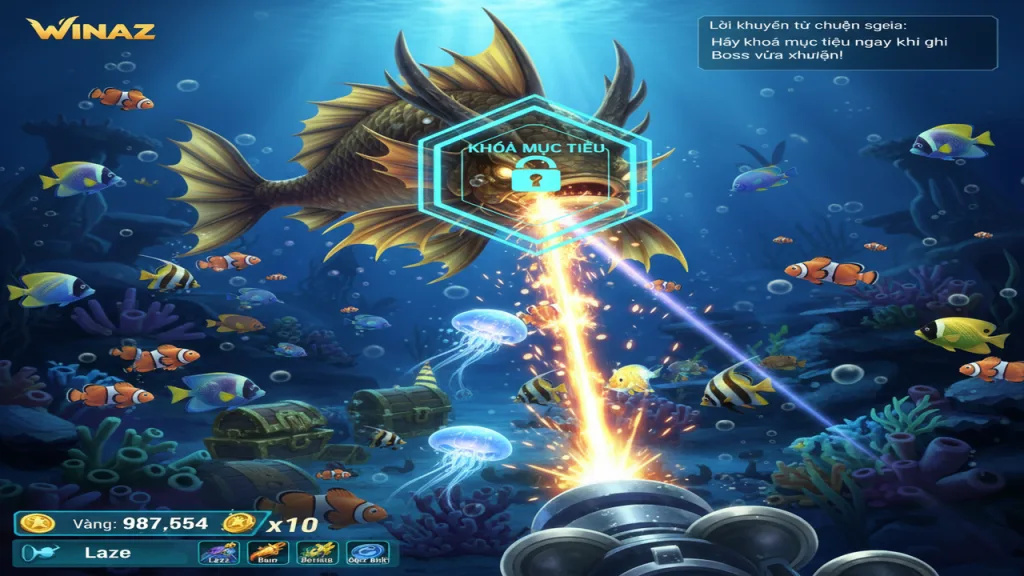 Cách khóa mục tiêu Winaz