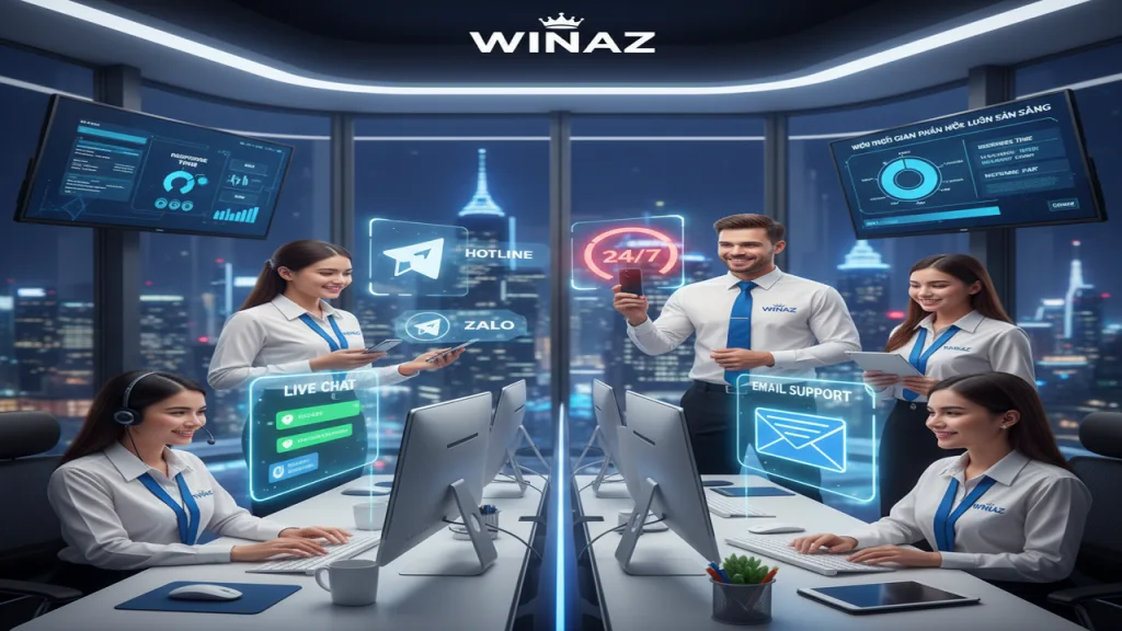 Liên hệ hỗ trợ 24/7 Winaz