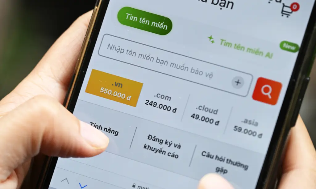 Việt Nam lần đầu đấu giá tên miền '.vn'